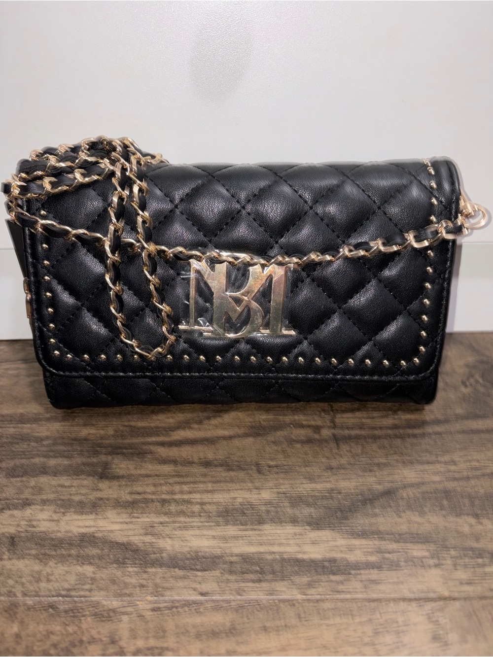 Quilted Vegan Leather Crossbody Bag